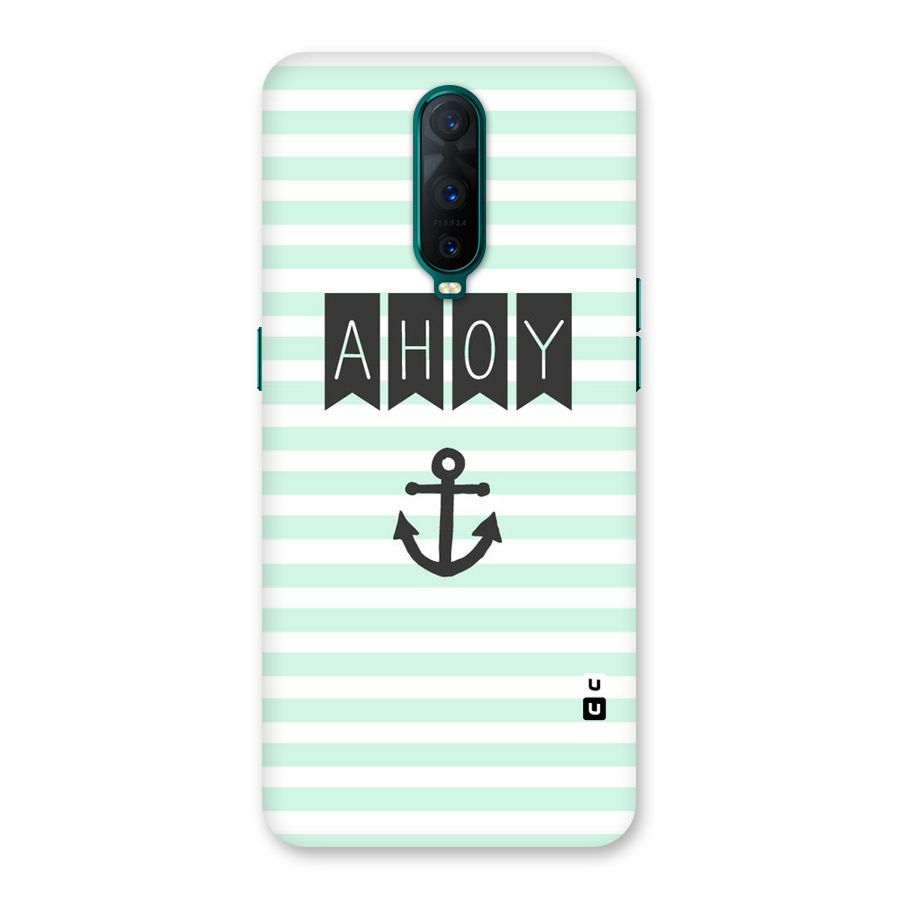 Ahoy Sailor Back Case for Oppo R17 Pro