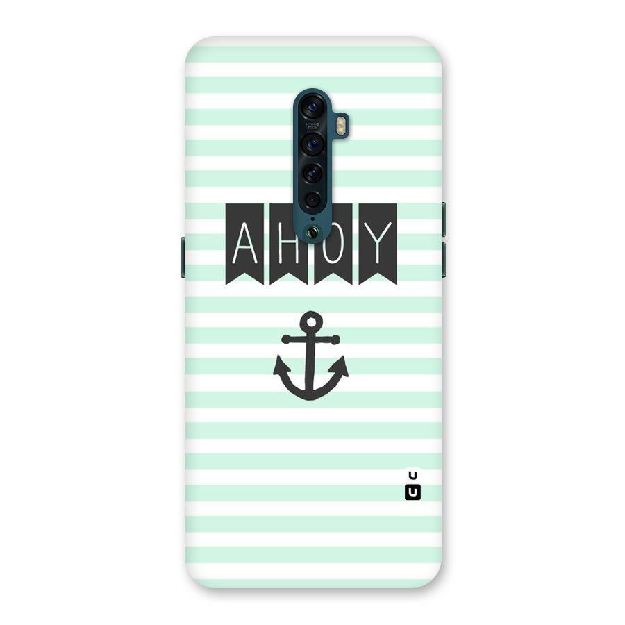 Ahoy Sailor Back Case for Oppo Reno2