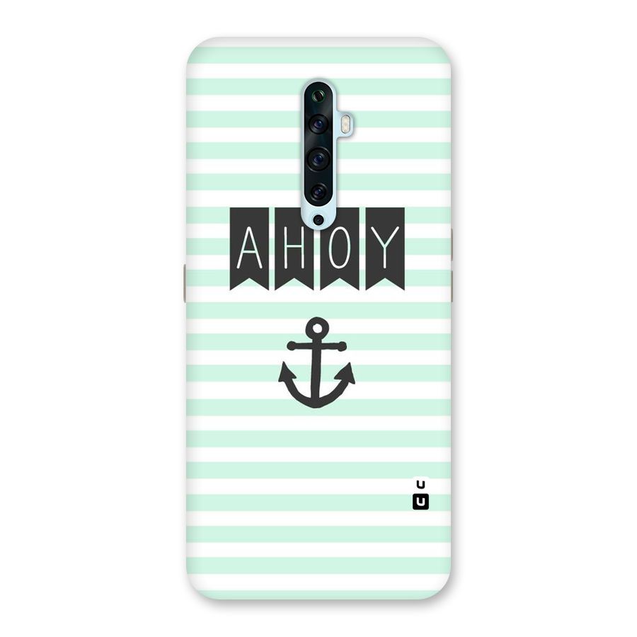 Ahoy Sailor Back Case for Oppo Reno2 Z