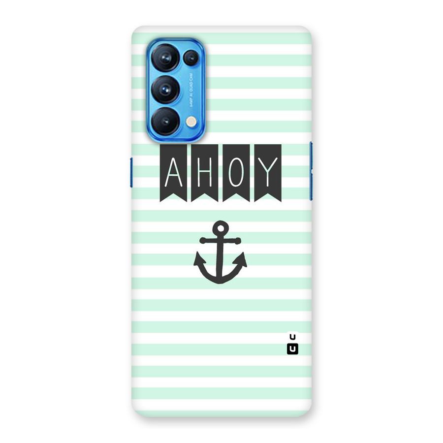 Ahoy Sailor Back Case for Oppo Reno5 Pro 5G
