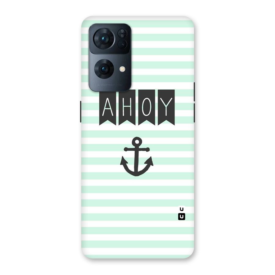 Ahoy Sailor Back Case for Oppo Reno7 Pro 5G