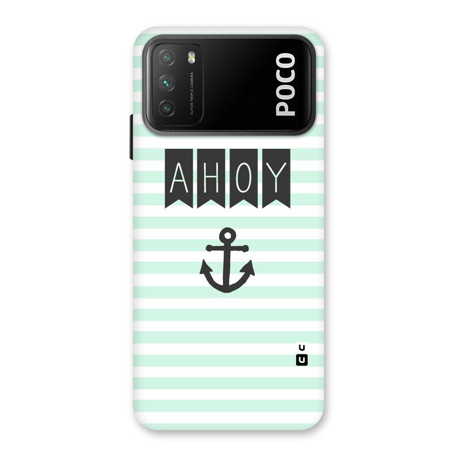 Ahoy Sailor Back Case for Poco M3