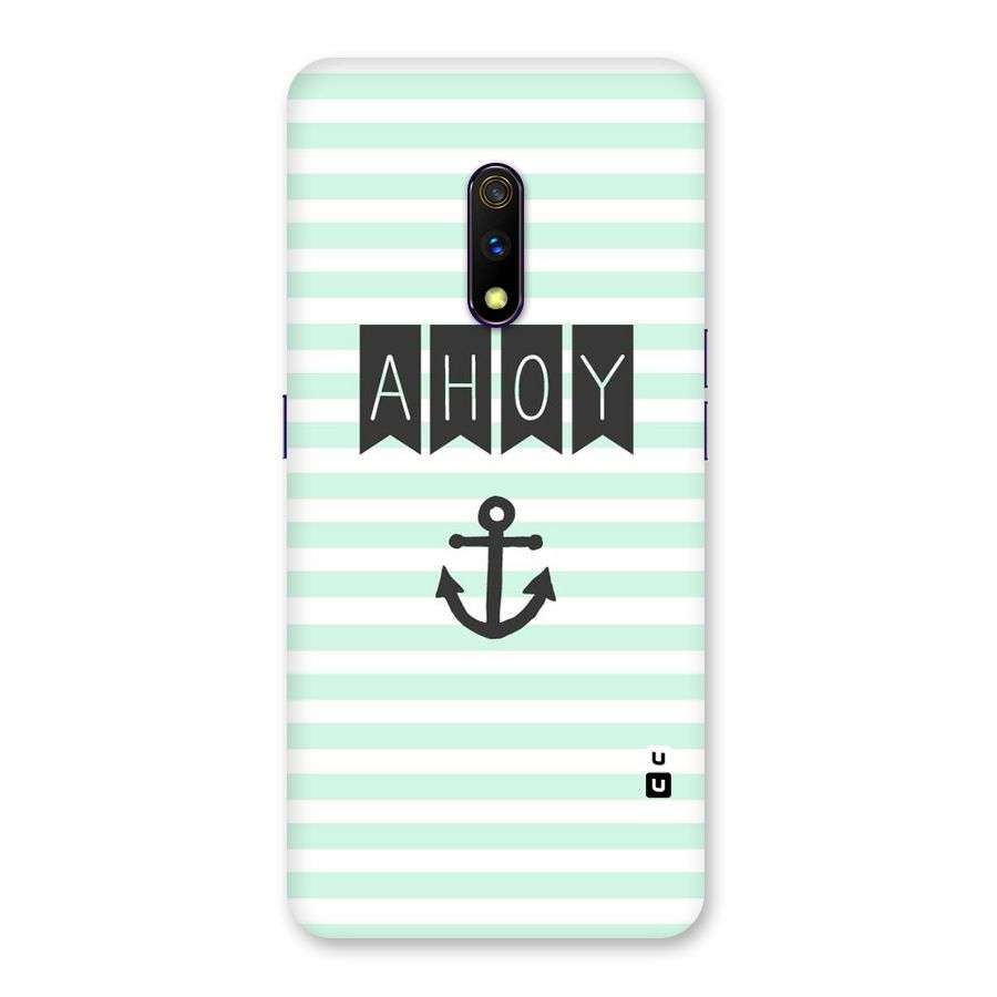 Ahoy Sailor Back Case for Realme X
