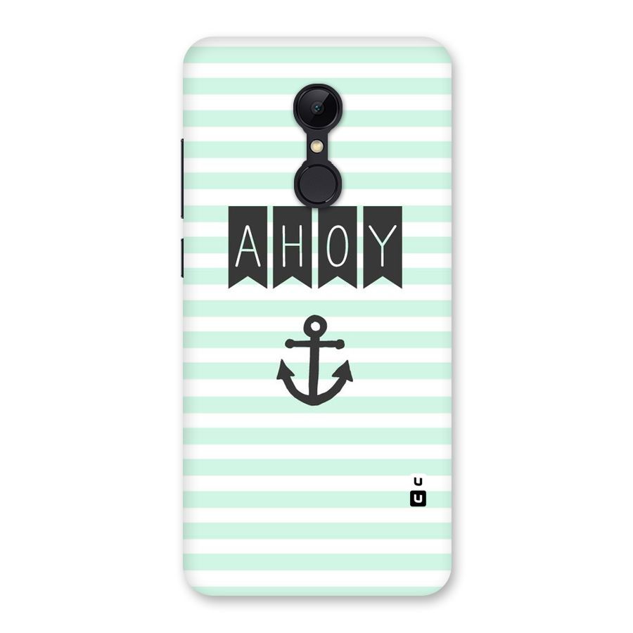 Ahoy Sailor Back Case for Redmi 5