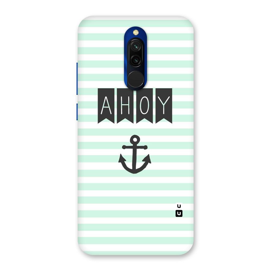 Ahoy Sailor Back Case for Redmi 8