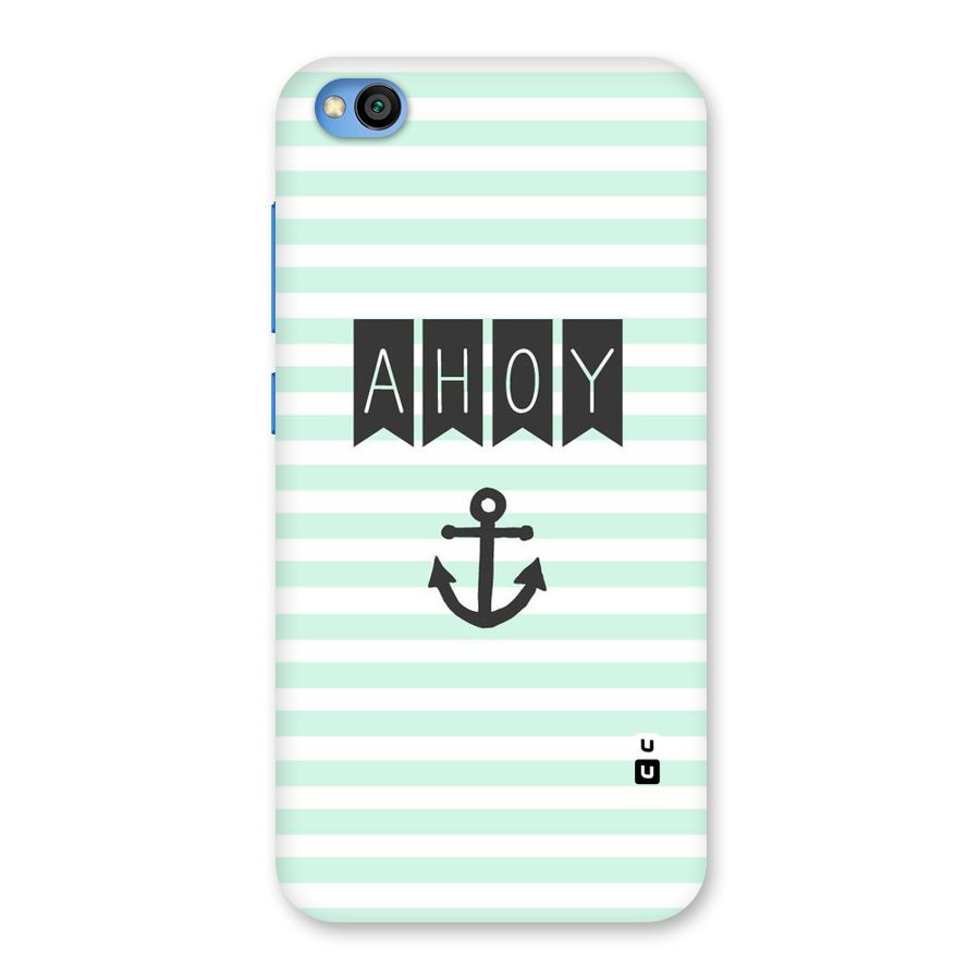 Ahoy Sailor Back Case for Redmi Go