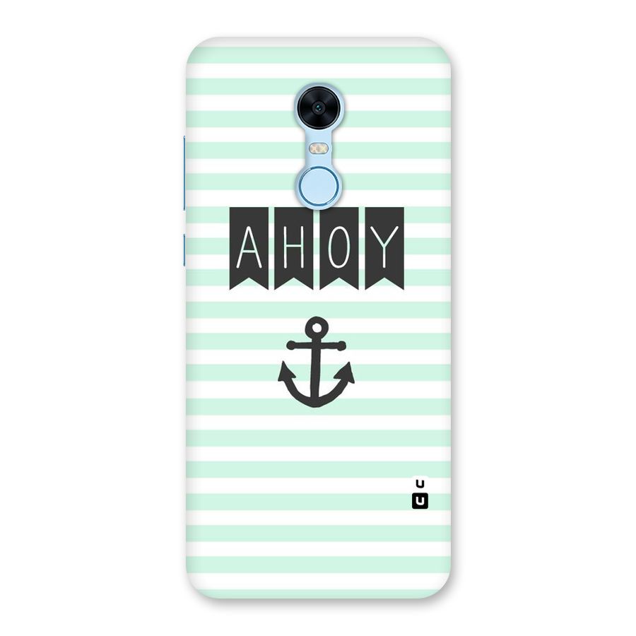 Ahoy Sailor Back Case for Redmi Note 5