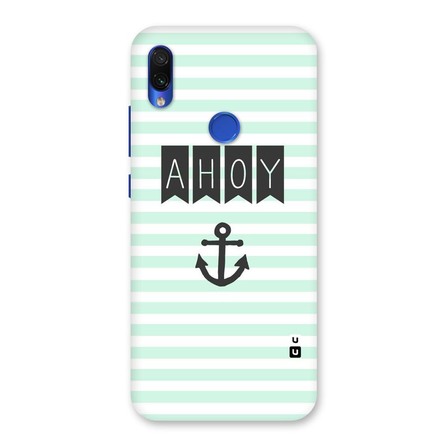 Ahoy Sailor Back Case for Redmi Note 7S