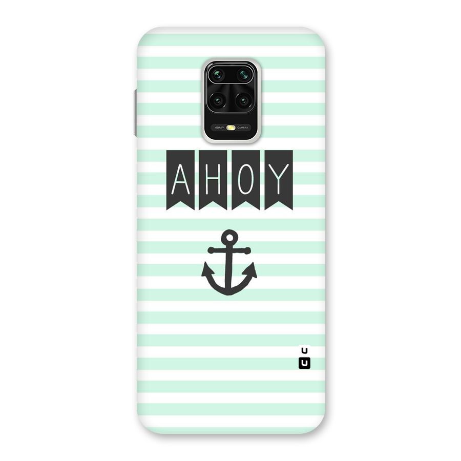 Ahoy Sailor Back Case for Redmi Note 9 Pro Max