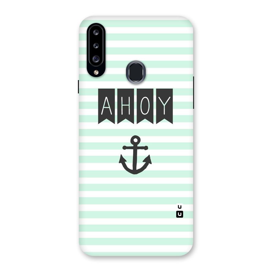 Ahoy Sailor Back Case for Samsung Galaxy A20s