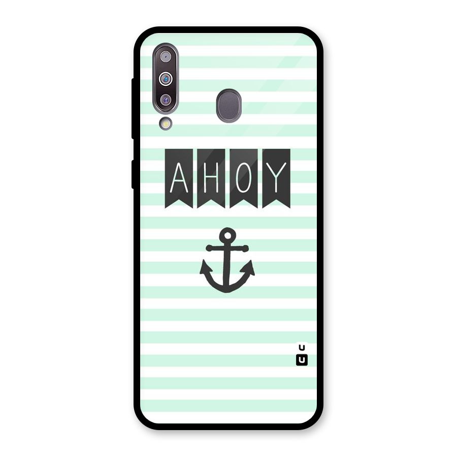 Ahoy Sailor Glass Back Case for Galaxy M30