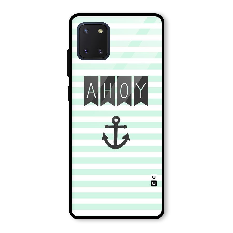 Ahoy Sailor Glass Back Case for Galaxy Note 10 Lite