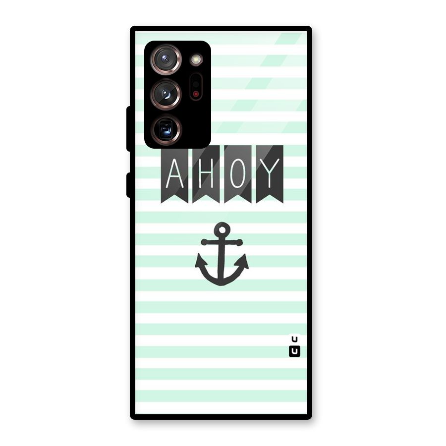 Ahoy Sailor Glass Back Case for Galaxy Note 20 Ultra