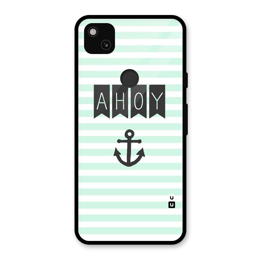 Ahoy Sailor Glass Back Case for Google Pixel 4a