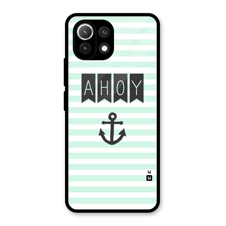 Ahoy Sailor Glass Back Case for Mi 11 Lite NE 5G