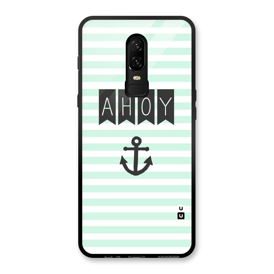 Ahoy Sailor Glass Back Case for OnePlus 6