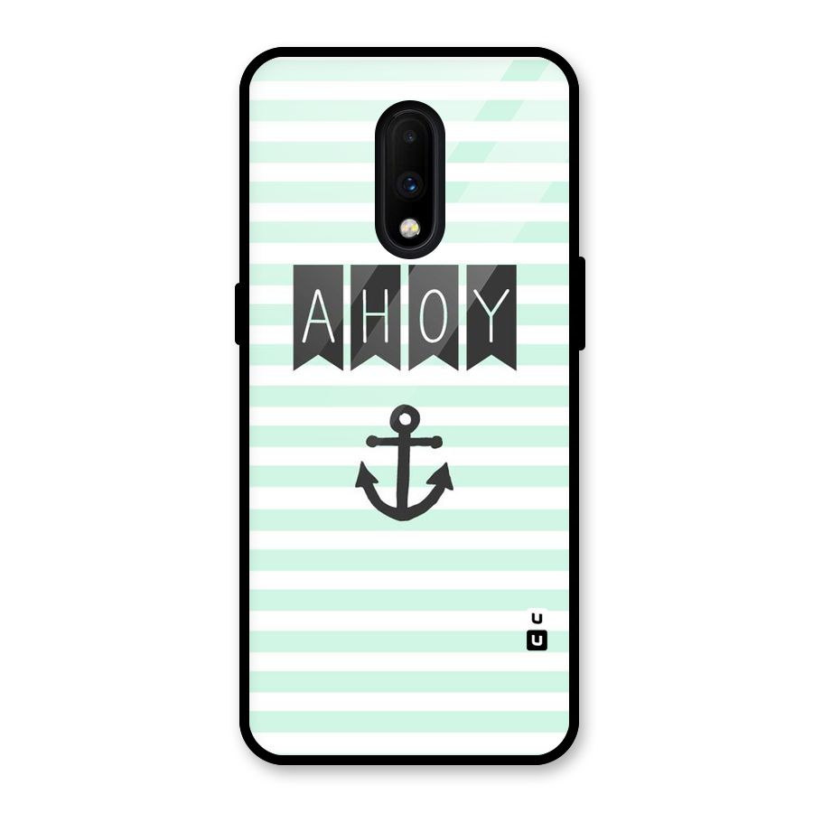 Ahoy Sailor Glass Back Case for OnePlus 7