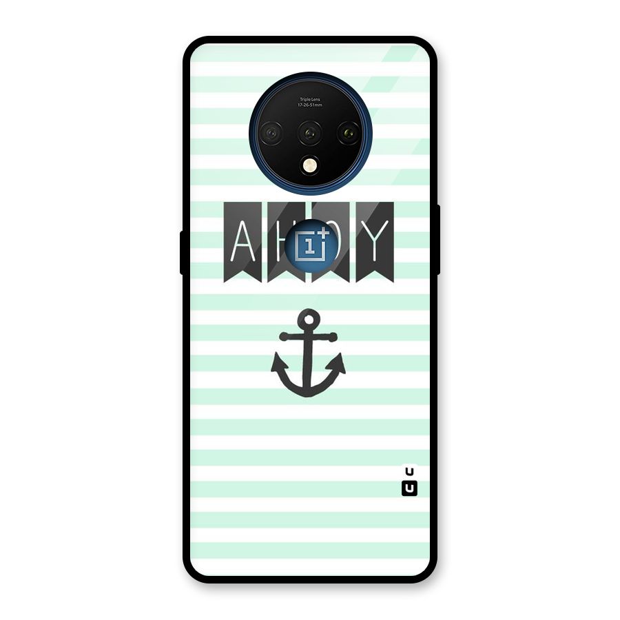 Ahoy Sailor Glass Back Case for OnePlus 7T