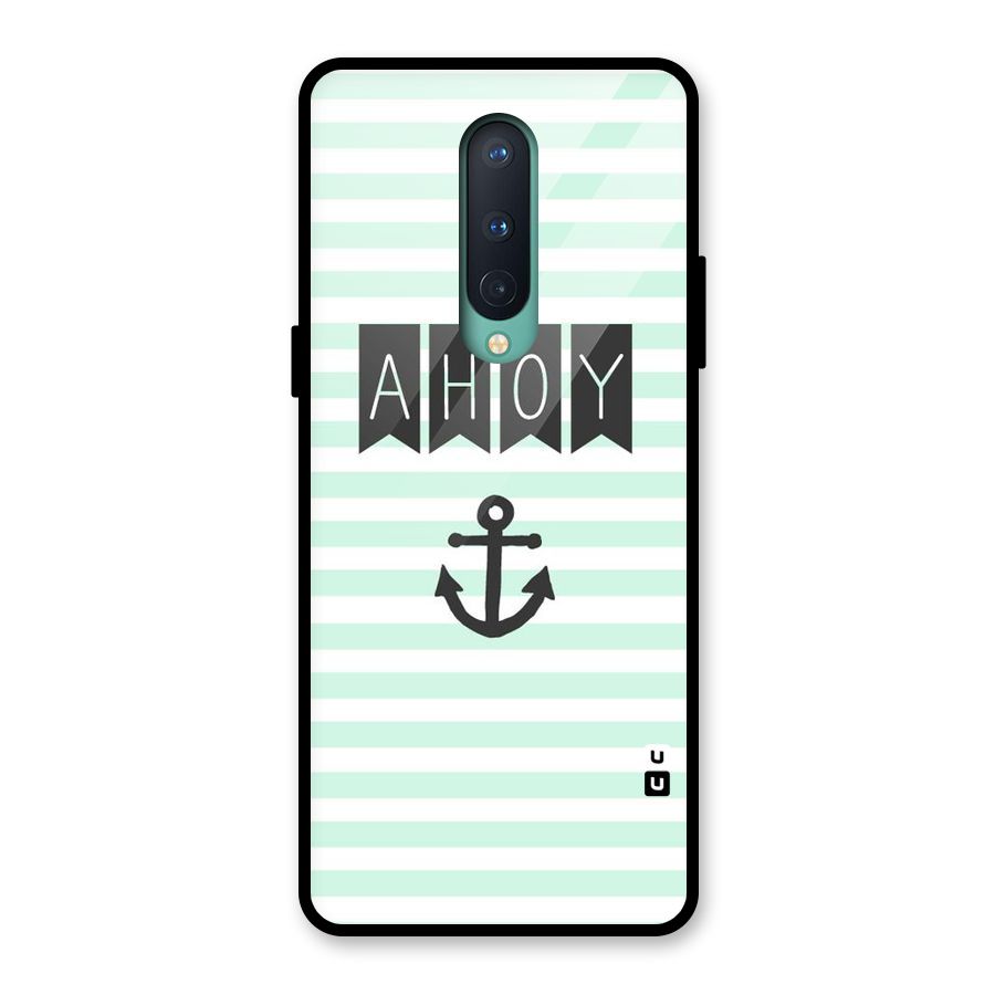 Ahoy Sailor Glass Back Case for OnePlus 8