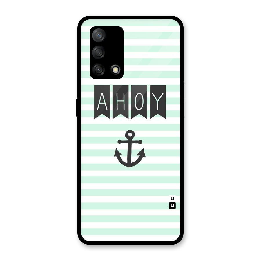 Ahoy Sailor Glass Back Case for Oppo F19