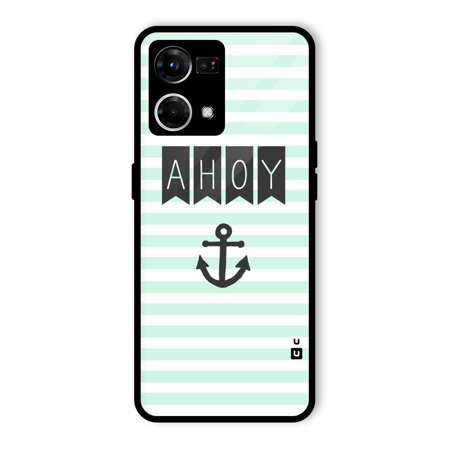 Ahoy Sailor Glass Back Case for Oppo F21 Pro 4G