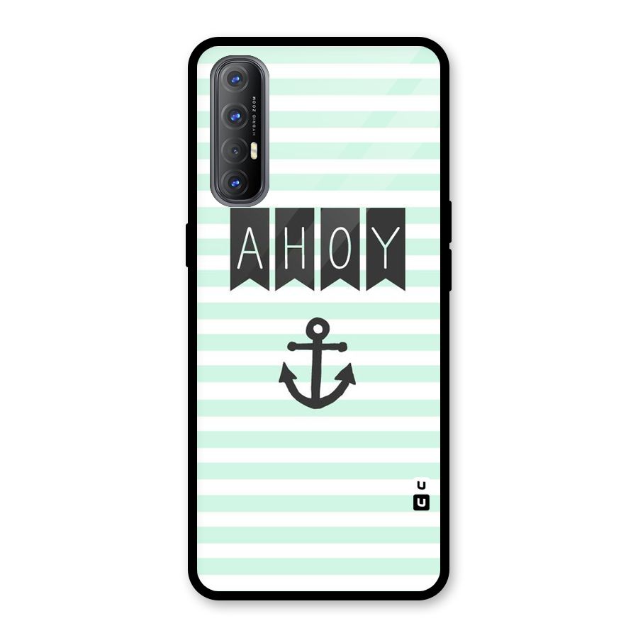 Ahoy Sailor Glass Back Case for Oppo Reno3 Pro