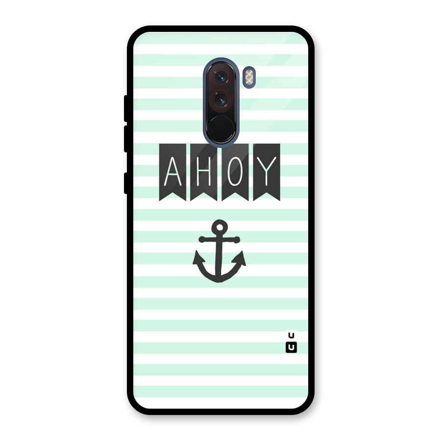 Ahoy Sailor Glass Back Case for Poco F1