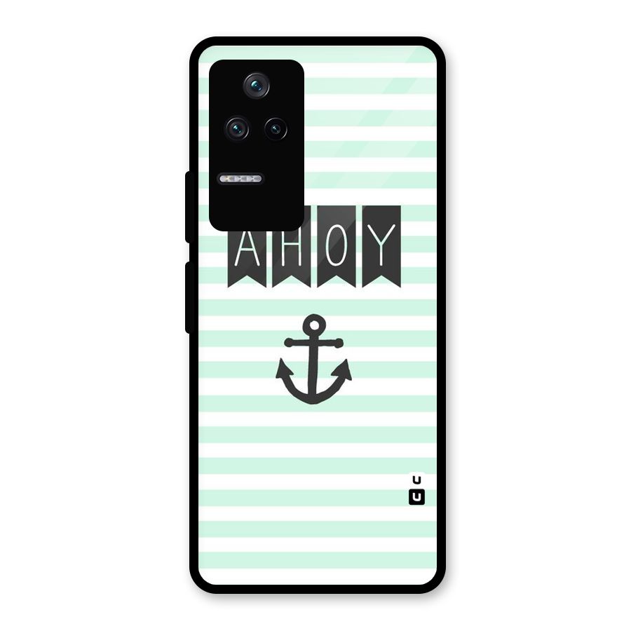 Ahoy Sailor Glass Back Case for Poco F4 5G