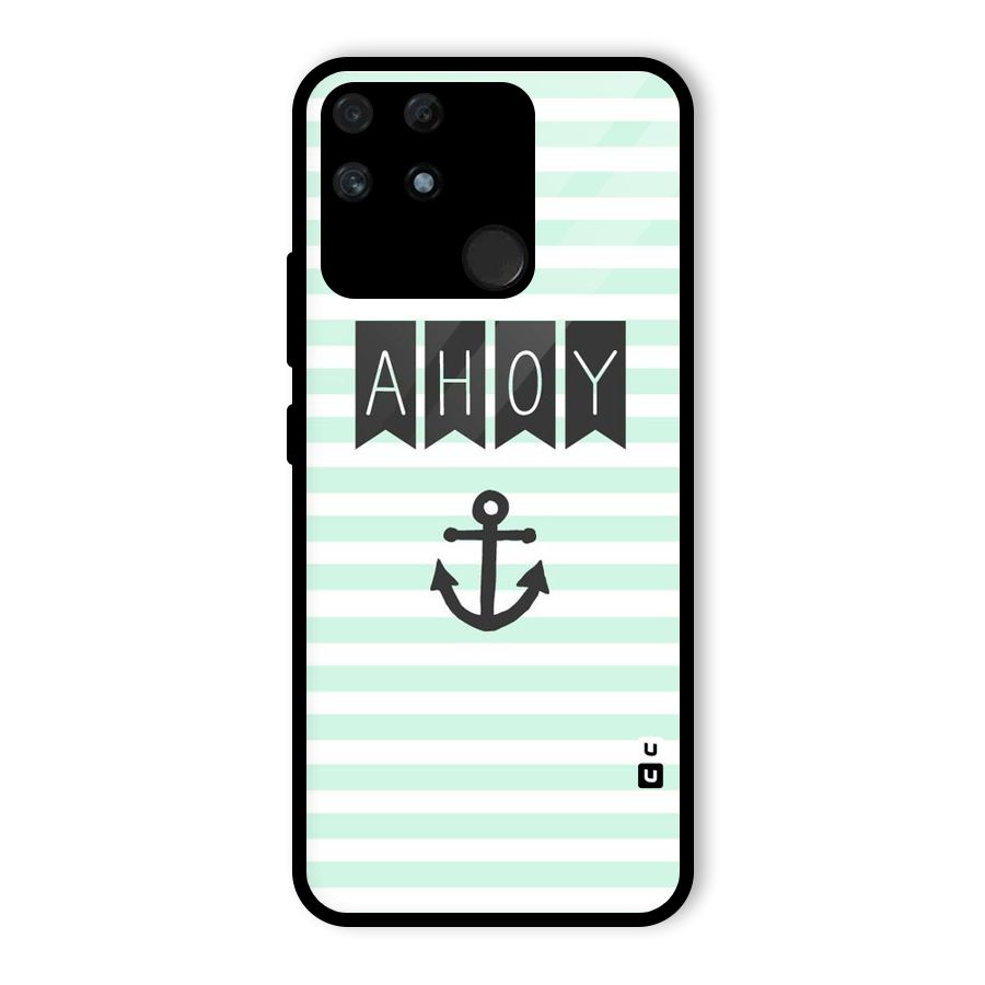 Ahoy Sailor Glass Back Case for Realme Narzo 50A