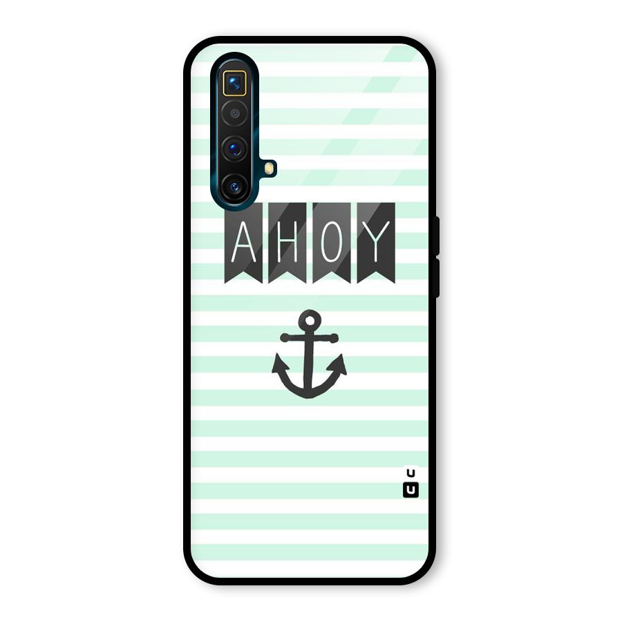 Ahoy Sailor Glass Back Case for Realme X3 SuperZoom