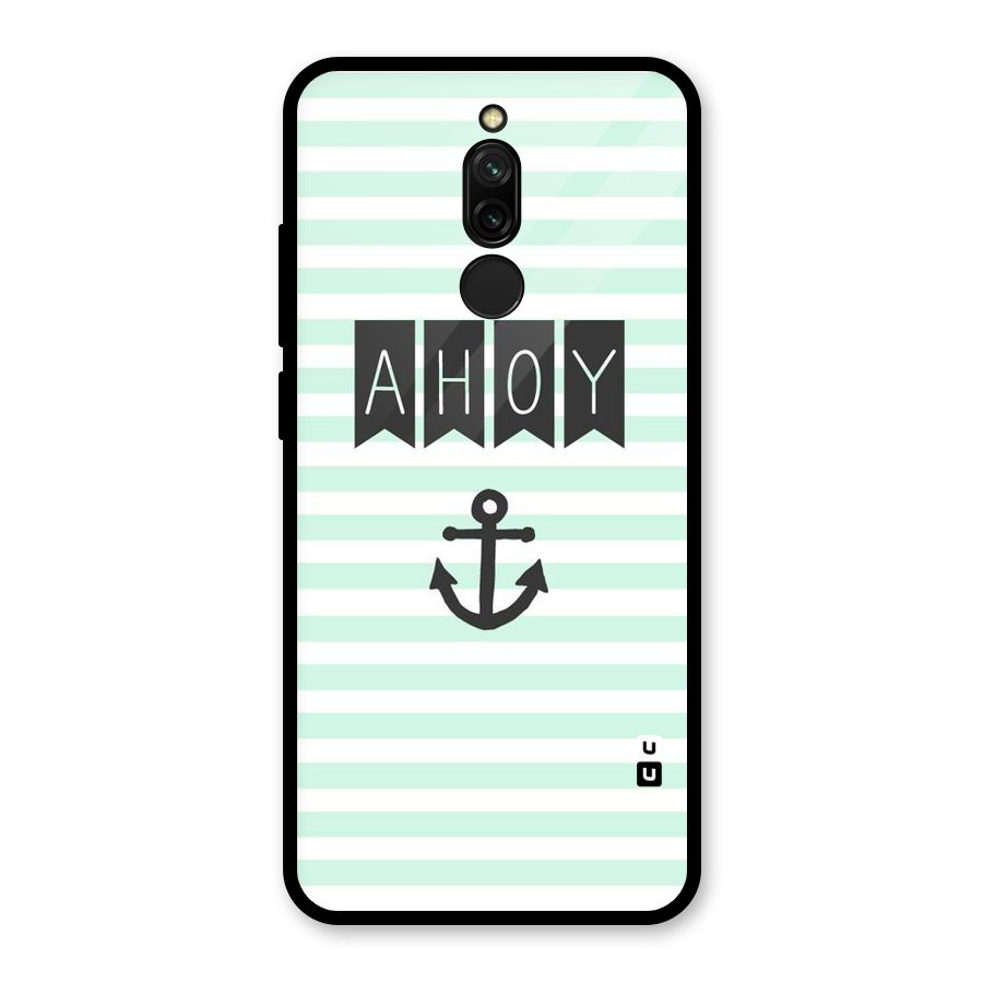 Ahoy Sailor Glass Back Case for Redmi 8