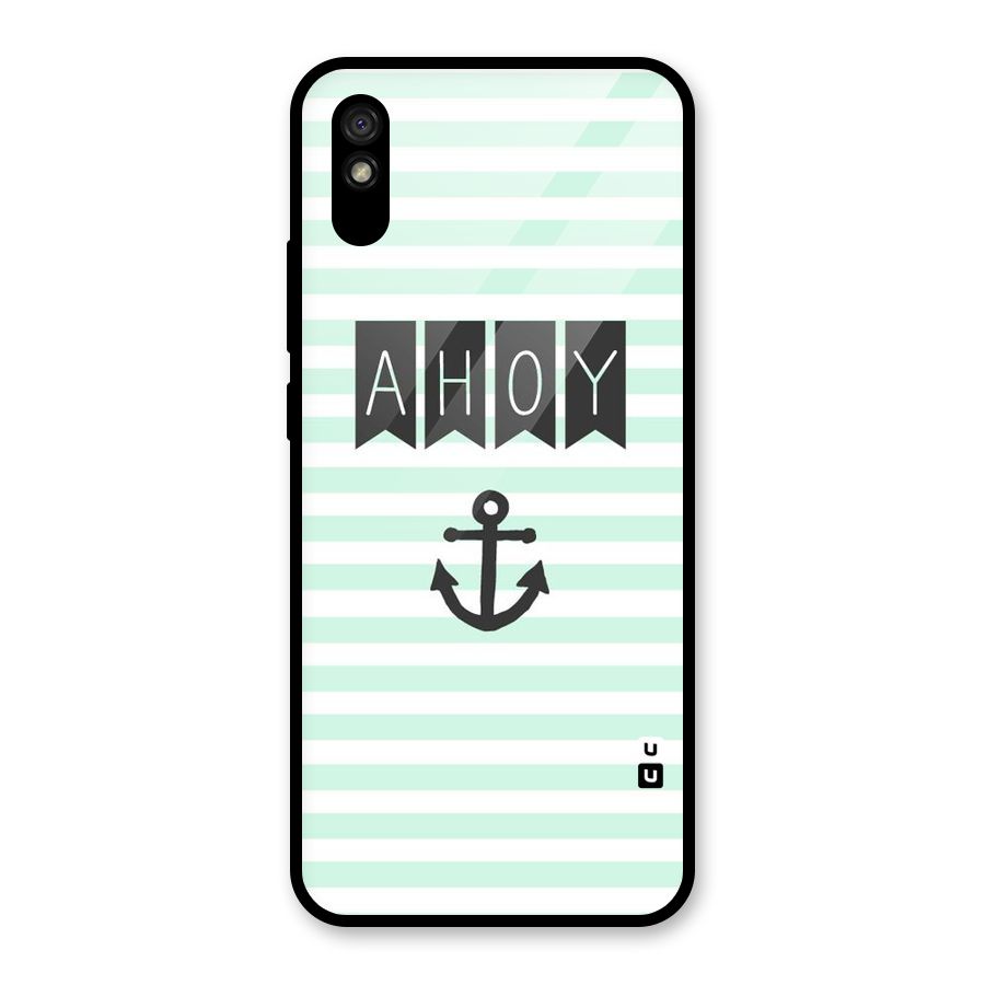 Ahoy Sailor Glass Back Case for Redmi 9i