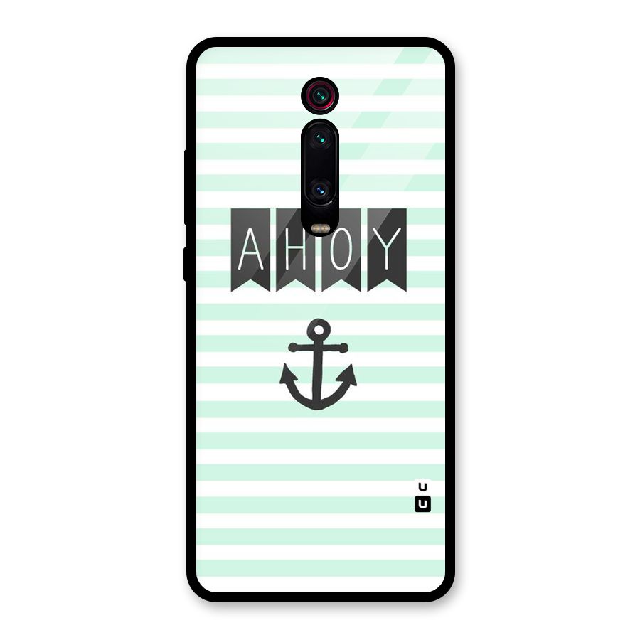 Ahoy Sailor Glass Back Case for Redmi K20 Pro