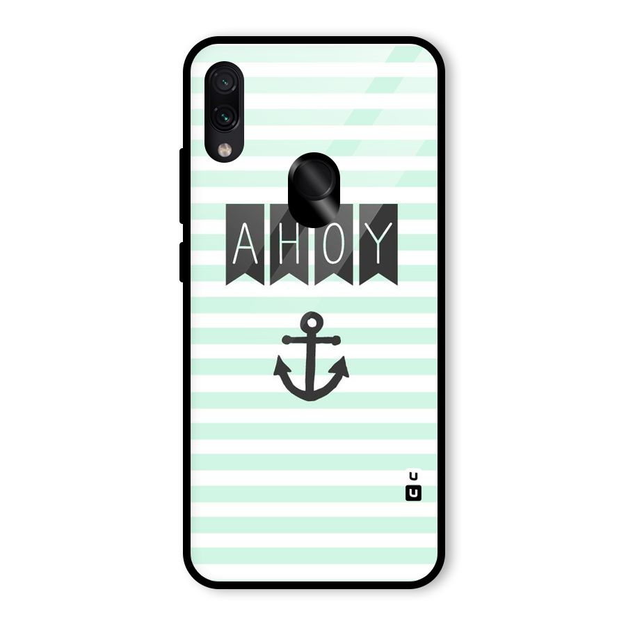 Ahoy Sailor Glass Back Case for Redmi Note 7S