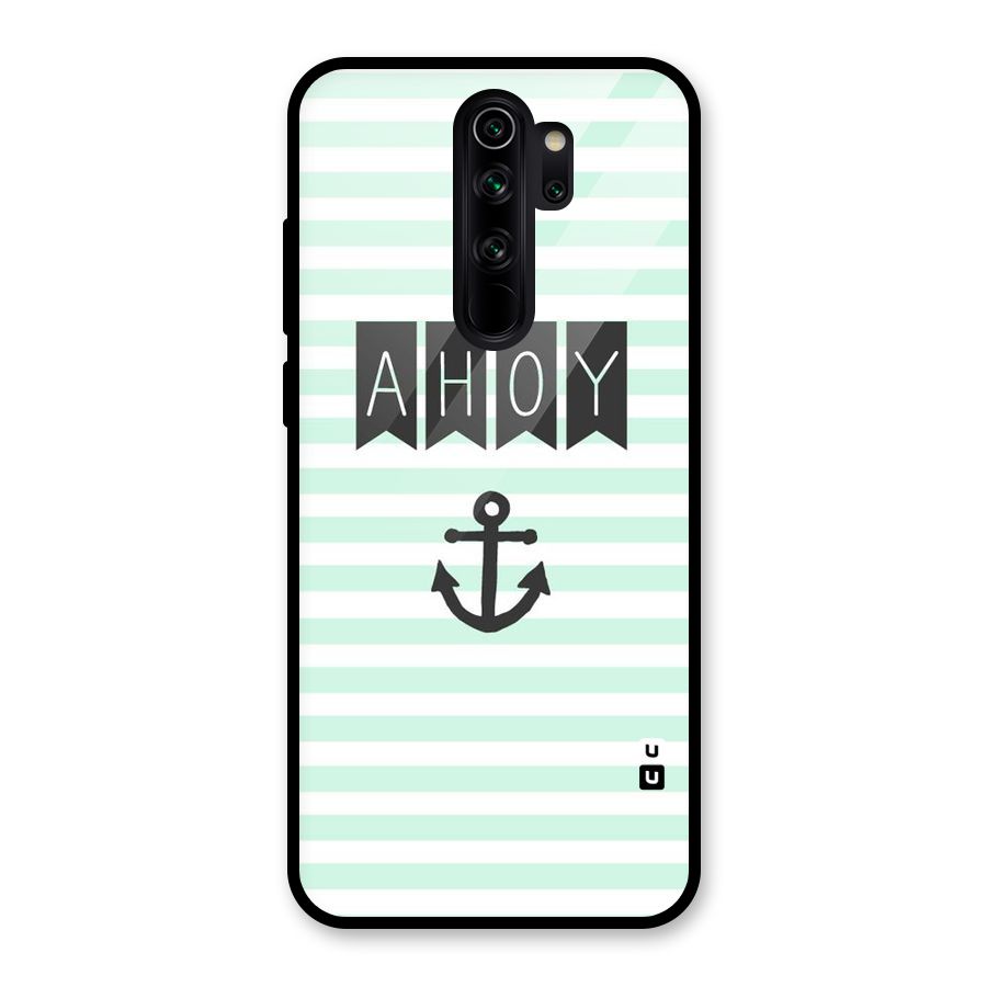 Ahoy Sailor Glass Back Case for Redmi Note 8 Pro
