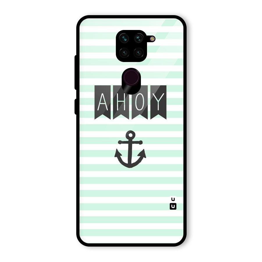 Ahoy Sailor Glass Back Case for Redmi Note 9