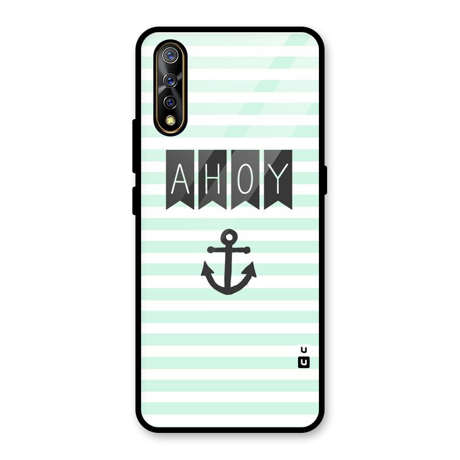 Ahoy Sailor Glass Back Case for Vivo S1