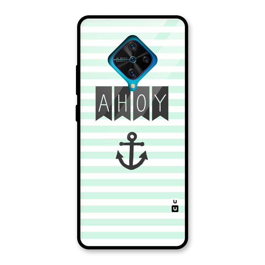 Ahoy Sailor Glass Back Case for Vivo S1 Pro
