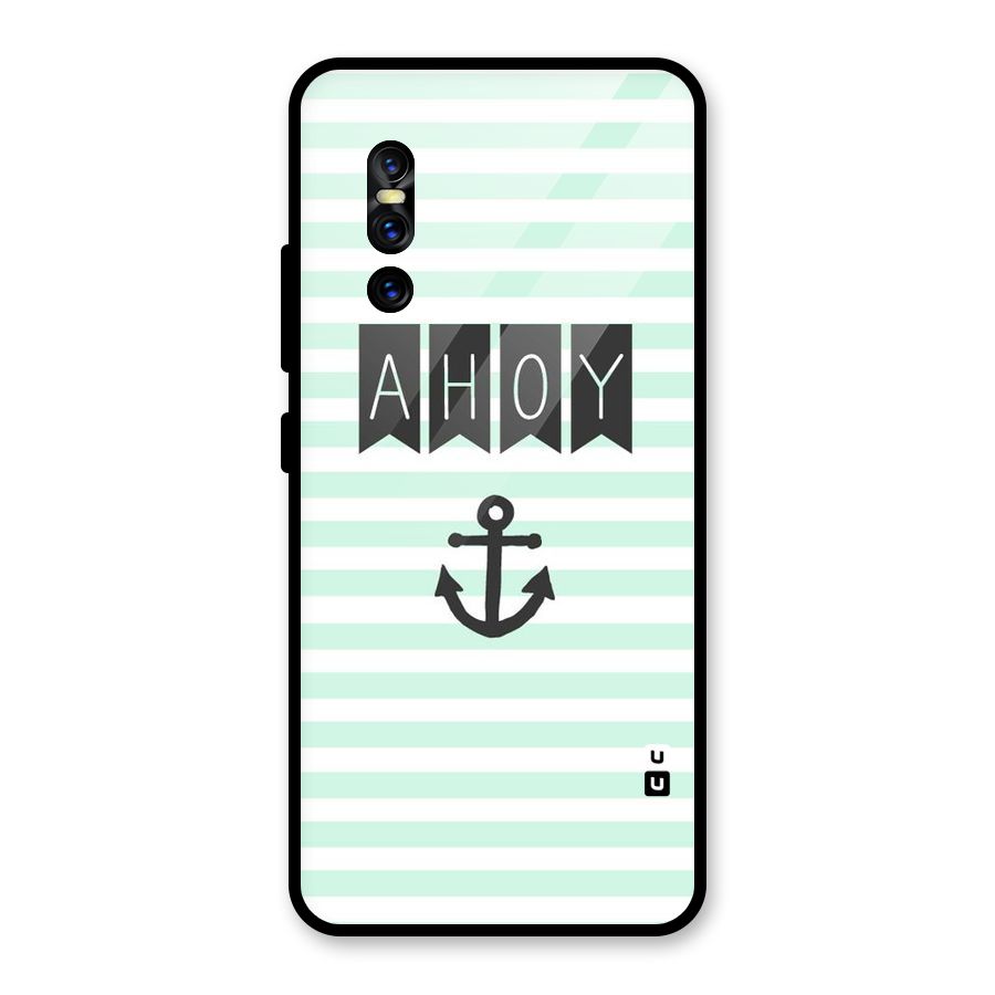 Ahoy Sailor Glass Back Case for Vivo V15 Pro