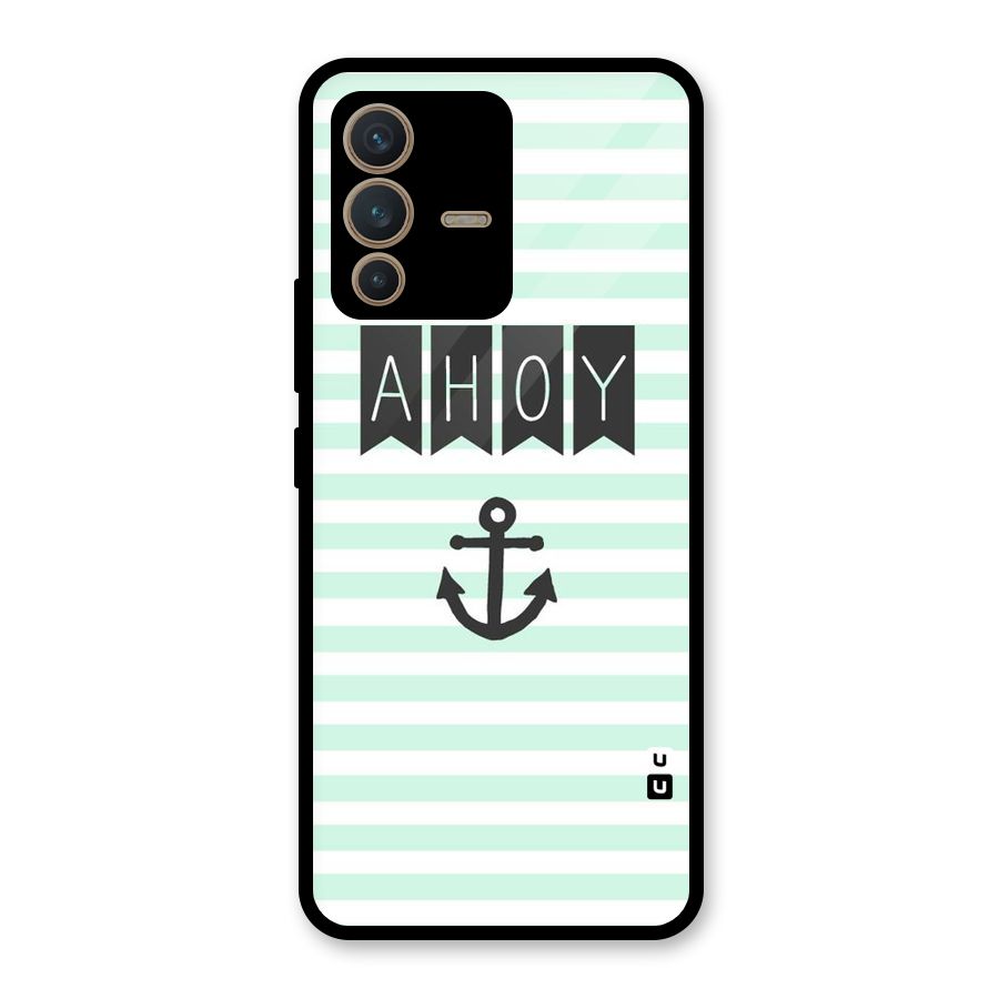 Ahoy Sailor Glass Back Case for Vivo V23 5G