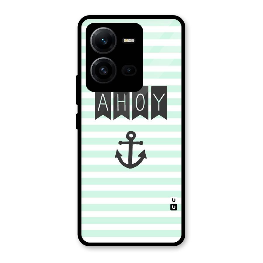 Ahoy Sailor Glass Back Case for Vivo V25