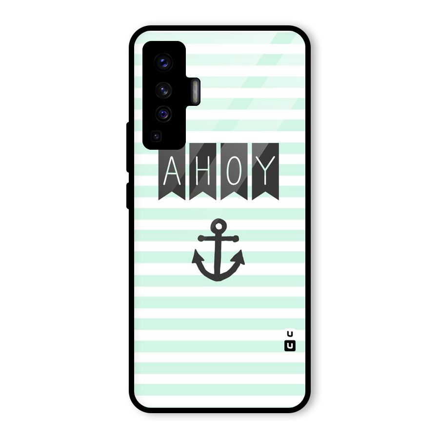 Ahoy Sailor Glass Back Case for Vivo X50