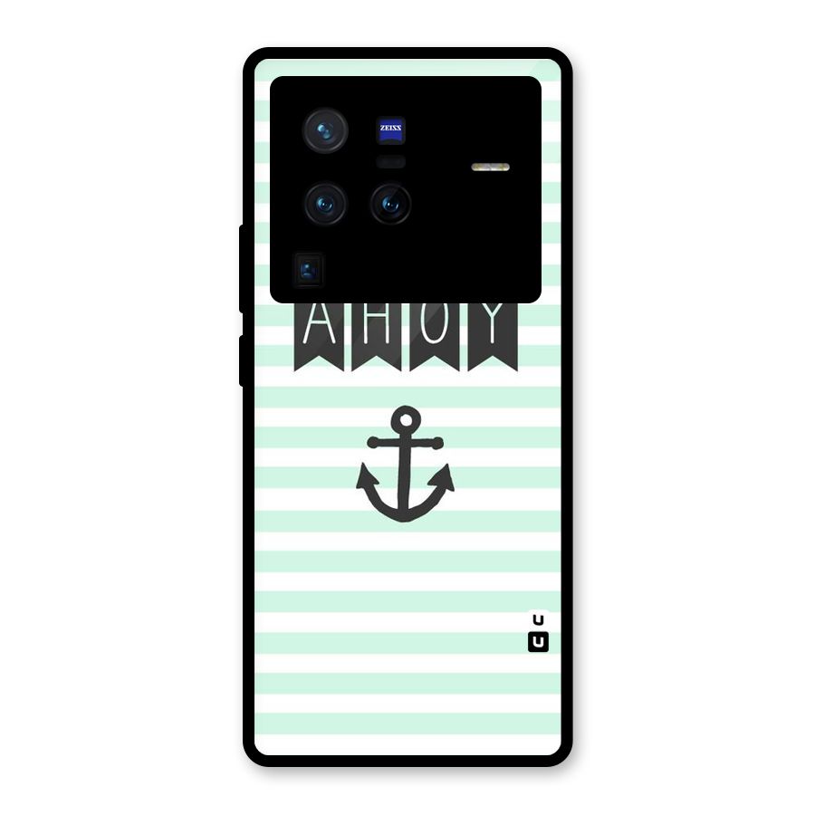 Ahoy Sailor Glass Back Case for Vivo X80 Pro