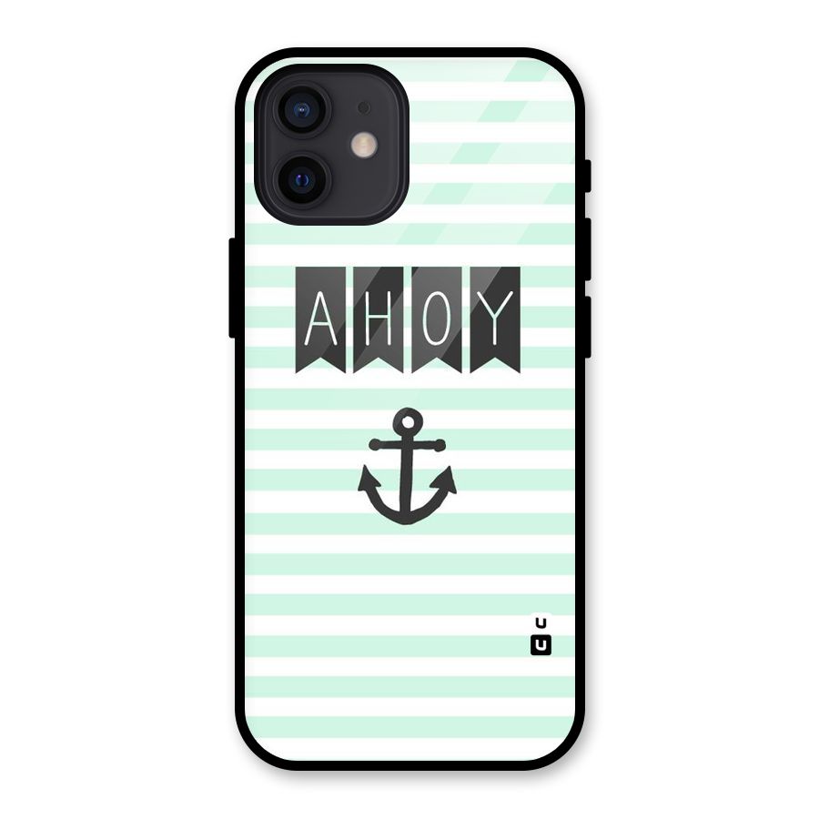 Ahoy Sailor Glass Back Case for iPhone 12