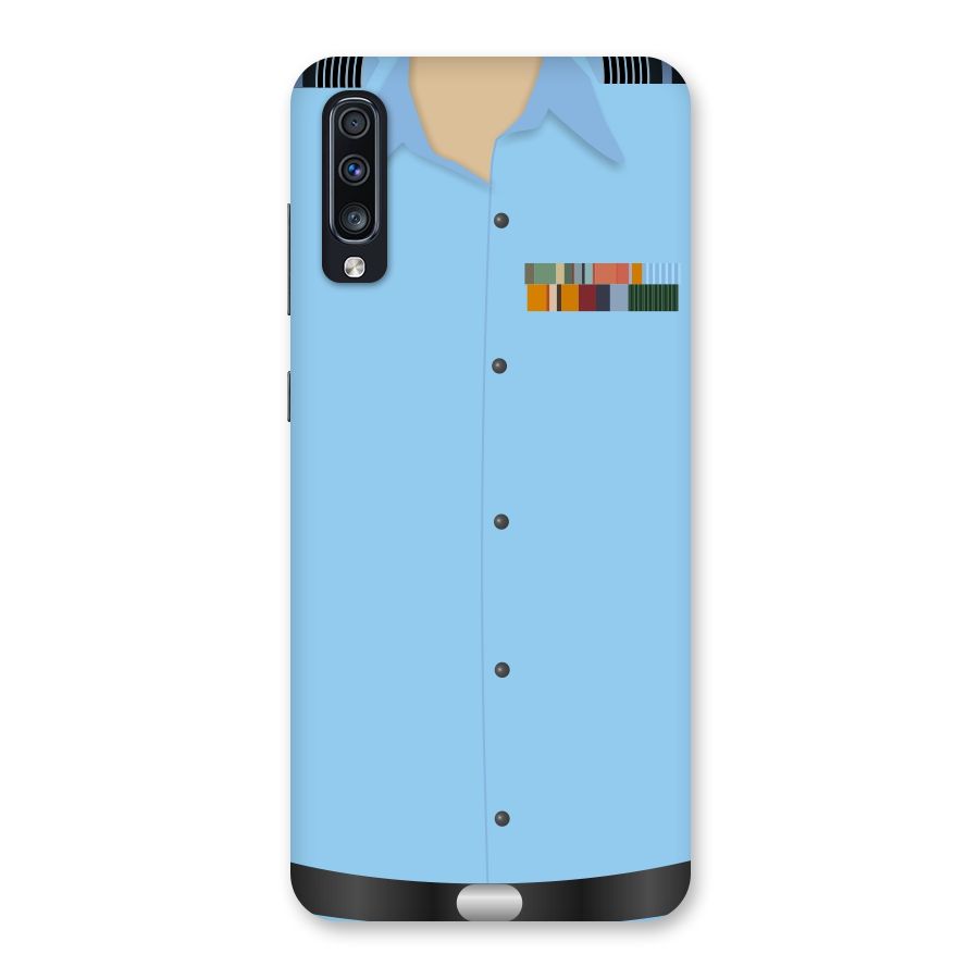 Air Force Uniform Back Case for Galaxy A70s