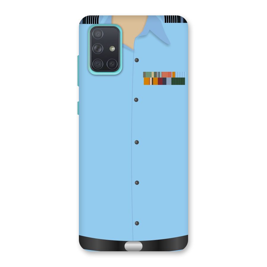 Air Force Uniform Back Case for Galaxy A71