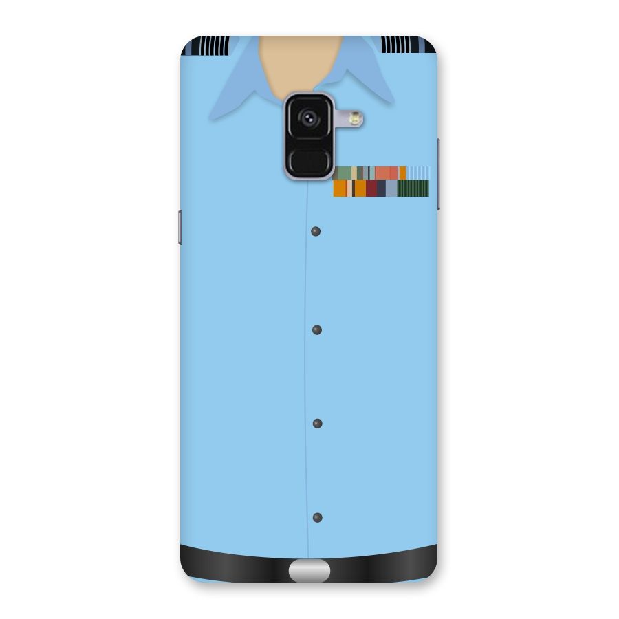 Air Force Uniform Back Case for Galaxy A8 Plus