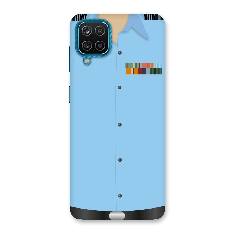 Air Force Uniform Back Case for Galaxy M12
