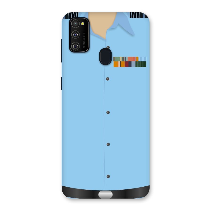 Air Force Uniform Back Case for Galaxy M21