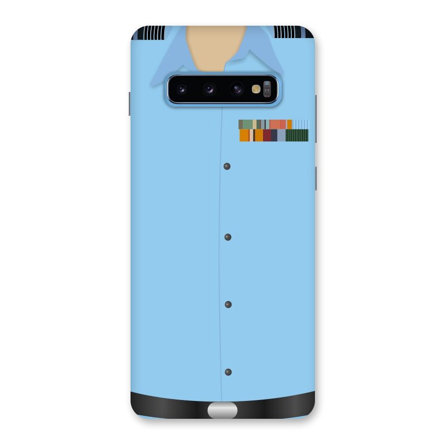 Air Force Uniform Back Case for Galaxy S10 Plus